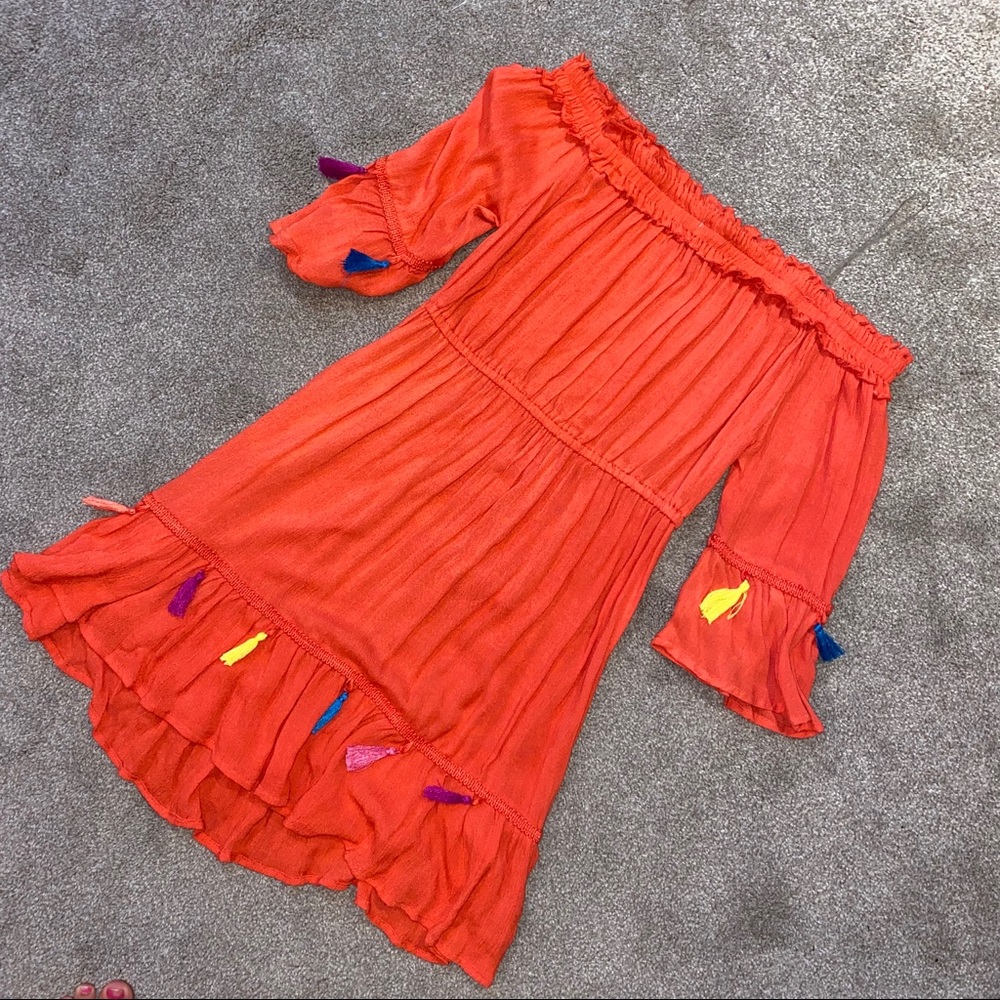 Hint of Blush cute coral summer dress